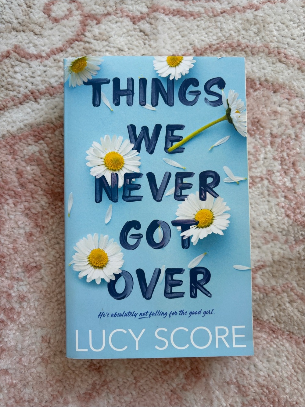 Things We Never Got Over Wall Art Print - Light Blue